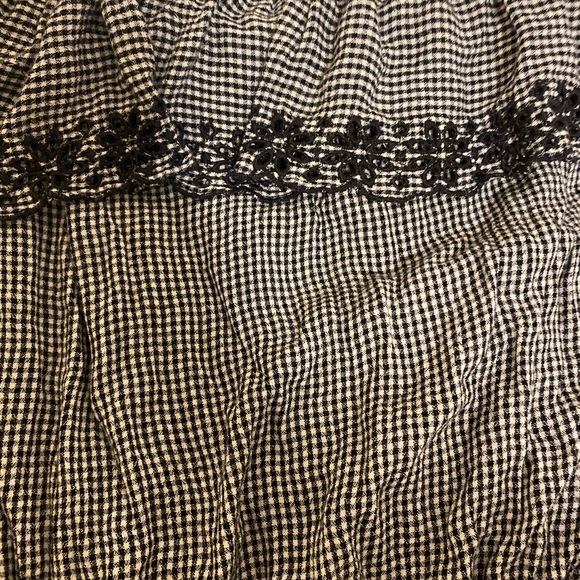 Black and white checkered romper - Picture 2 of 3